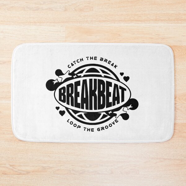 Item preview, BREAKBEAT  - Y2K Catch The Globe (Black)  designed and sold by Discothreadz.