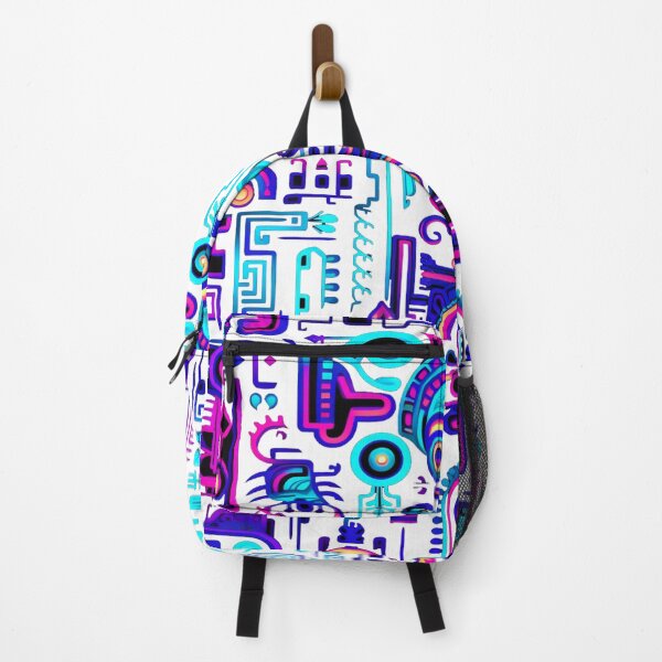 Item preview, Blacklight Huichol Art Canvas designed and sold by Atelier-Arcano.