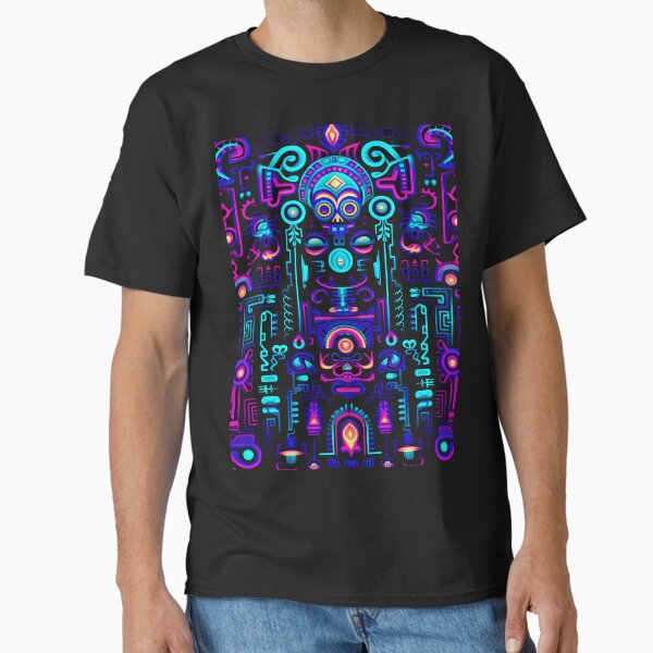 Item preview, Blacklight Huichol Art Canvas designed and sold by Atelier-Arcano.