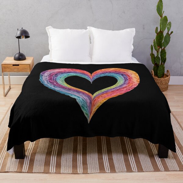Item preview, Rainbow Swirl Heart designed and sold by DotsAndDesigns.