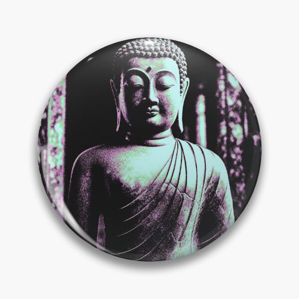 Item preview, Buddha meditating in the temple designed and sold by soyabeanslang.
