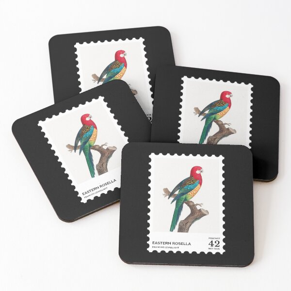 Item preview, Eastern rosella stamp designed and sold by RabbitK.