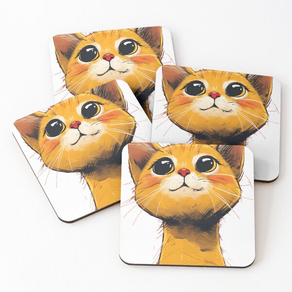 Item preview, Yellow Cat Smile designed and sold by RiawsShop.