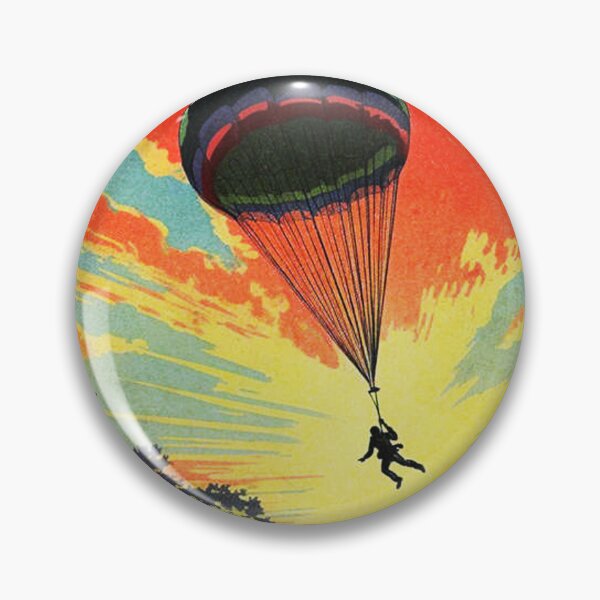 Item preview, Paratrooper flying in Sunset; Airborne; designed and sold by StickerApe.
