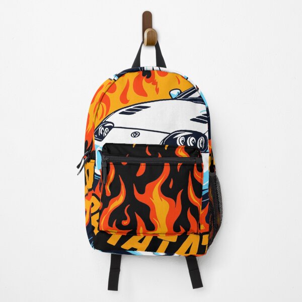 Item preview, 90s JDM Supra 2JZ Sports Car on Fire Retro Cool Drifting Vintage designed and sold by 8fifty8.