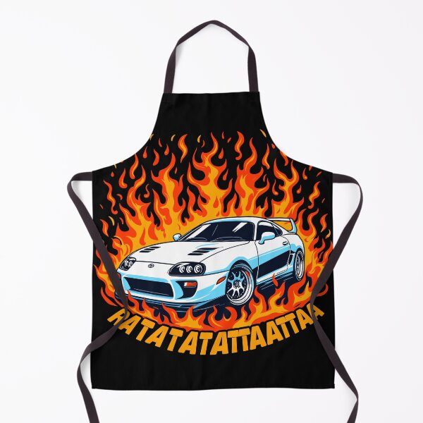 Item preview, 90s JDM Supra 2JZ Sports Car on Fire Retro Cool Drifting Vintage designed and sold by 8fifty8.