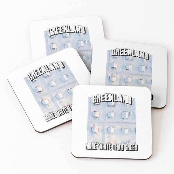 Item preview, Greenland More White Than Green Aerial View designed and sold by GraTEEtude.