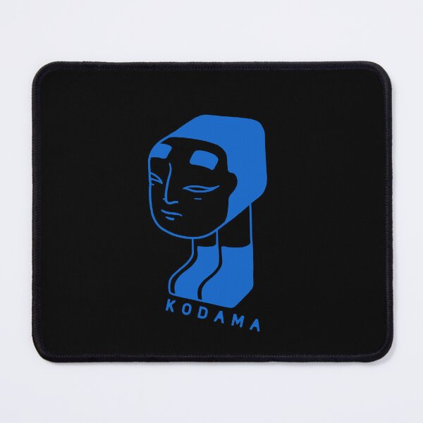 Item preview, Not a traditional Kodama spirit, a ghost with onna men mask in blue ink designed and sold by martodesign.