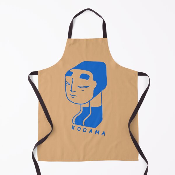 Item preview, Not a traditional Kodama spirit, a ghost with onna men mask in blue ink designed and sold by martodesign.