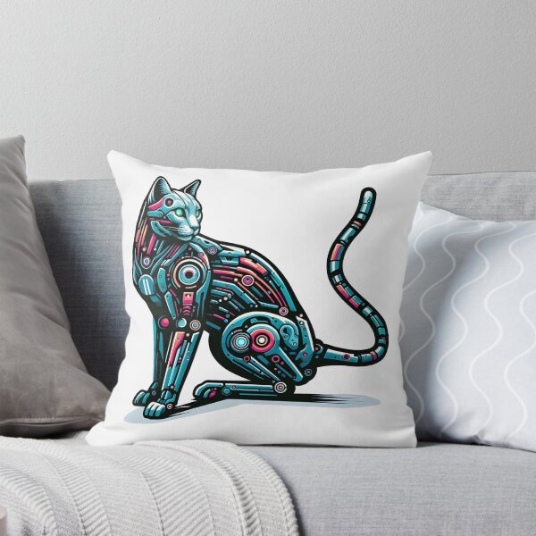Item preview, Cybernetic Purrfection: Futuristic Feline designed and sold by ColorStudioArt.