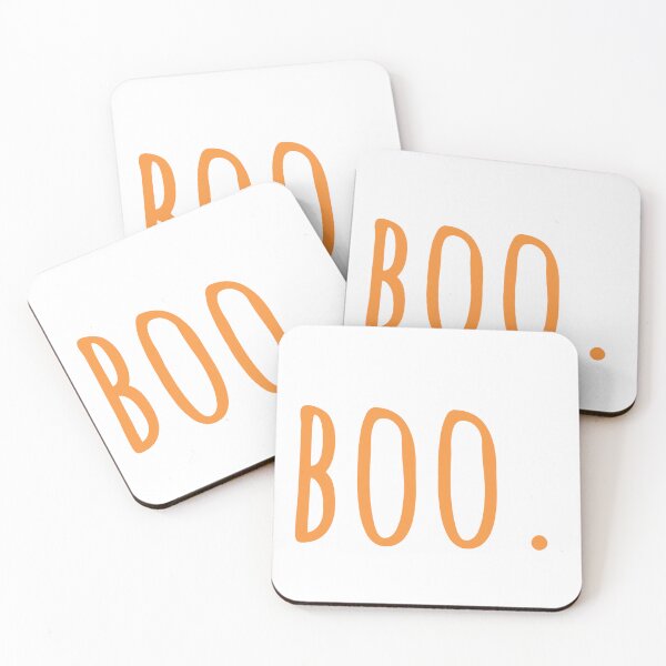 Item preview, Boo - Sticker - Orange designed and sold by WhispersInspire.
