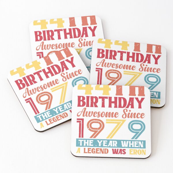 Item preview, Great Birthday Gift For 1979 44TH Year Old People Vintage  designed and sold by roboartpixel.