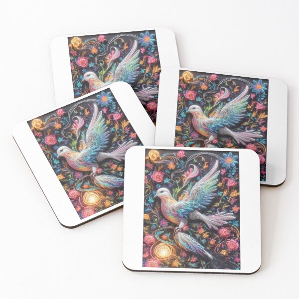 Item preview, Dove Loves Beautiful Flowers  designed and sold by BotunPeony.