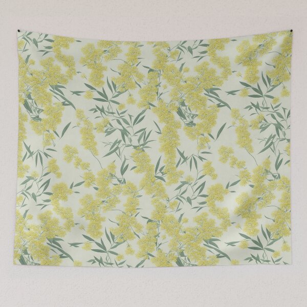Item preview, Wattle flower pattern, botanical theme designed and sold by CoolPixels.