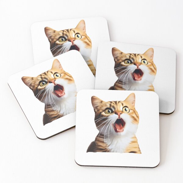 Item preview, Shocked cat designed and sold by Newrealis.
