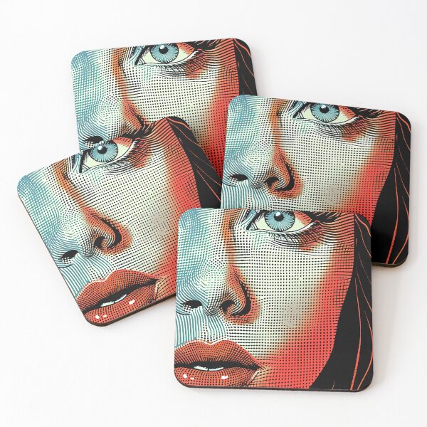 Item preview, Shadowed Radiance: A Dichotomy of Light and Dark in Pop Art designed and sold by oanaunciuleanu.