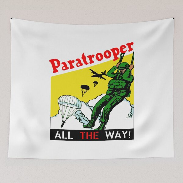 Item preview, Paratrooper; All The Way; designed and sold by StickerApe.