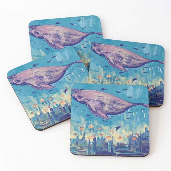 Item preview, heavenly whale collecting the souls of the departed designed and sold by Chamomii1.