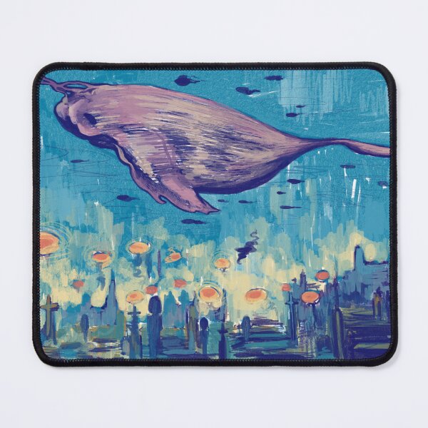Item preview, heavenly whale collecting the souls of the departed designed and sold by Chamomii1.