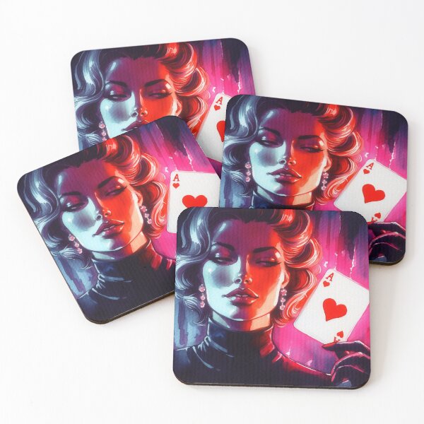 Artikelvorschau, Femme Fatale Ace of Hearts [Neon Noir] entworfen und verkauft von RESToRAPTOR.
