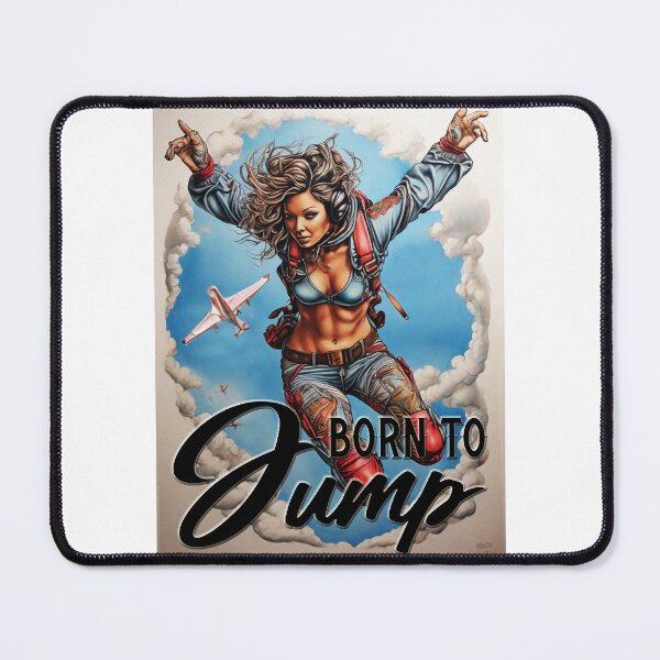 Item preview, Born to Jump; Parachuting; designed and sold by StickerApe.
