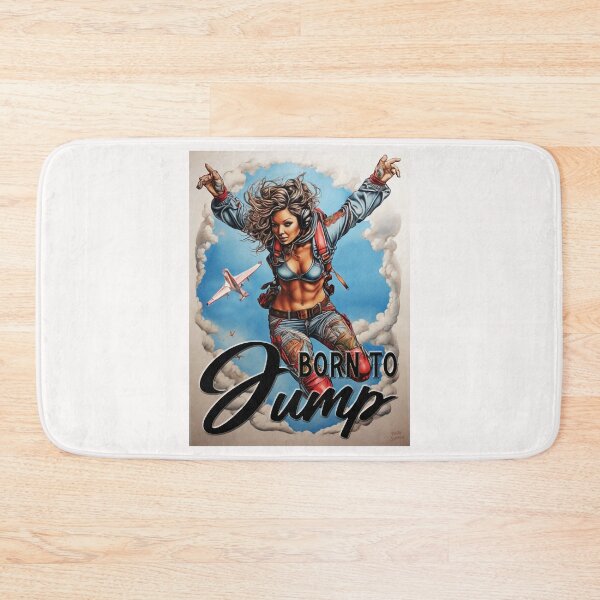 Item preview, Born to Jump; Parachuting; designed and sold by StickerApe.