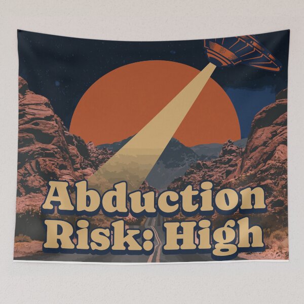Item preview, High UFO Abduction Risk designed and sold by CyberWindow.
