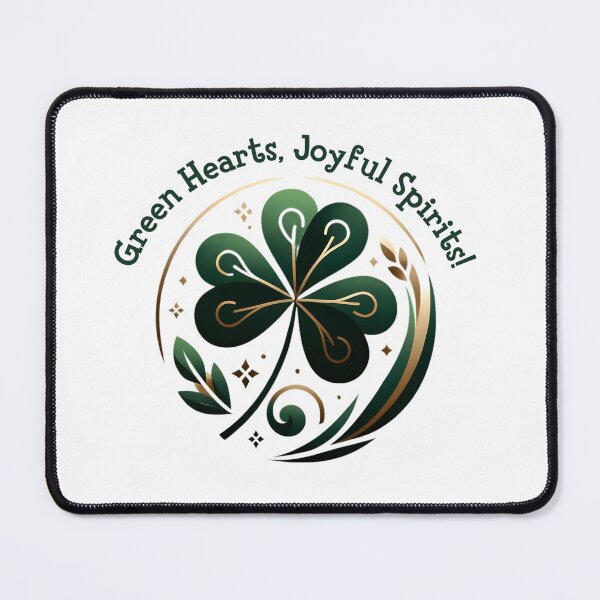 Item preview, Green Hearts, Joyful Spirits: Green Shamrock designed and sold by Tommy Studio.