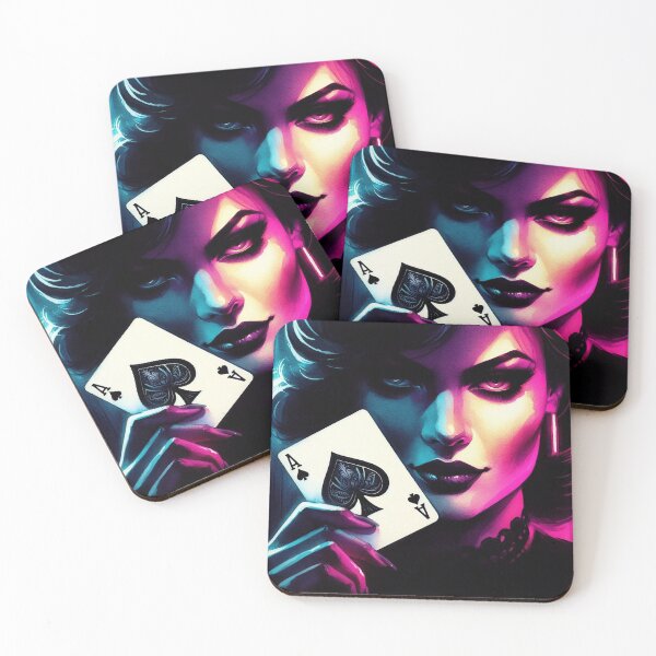 Artikelvorschau, Femme Fatale Ace of Spades [Neon Noir] entworfen und verkauft von RESToRAPTOR.