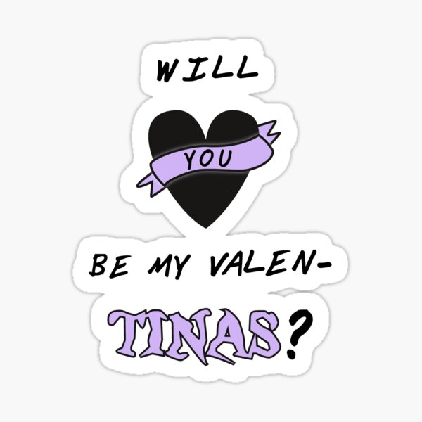 Item preview, Will you be my valenTINAS? designed and sold by shoggothicz.