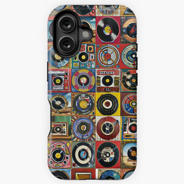 Vista previa del artículo con la obra «Collage de arte de álbum de registro vintage», diseñado y vendido por mrtraz.