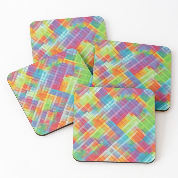 Item preview, Rainbow Checkered Art designed and sold by CoolPixels.