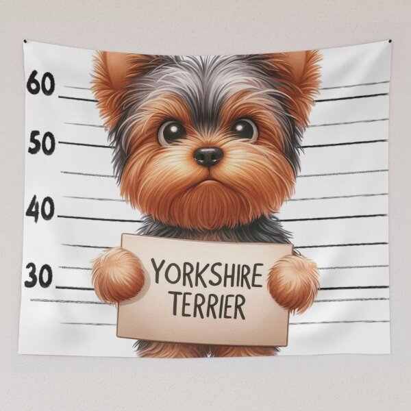 Item preview, Angry and sad dog Yorkshire Terrier designed and sold by Vilemo.