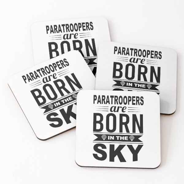 Item preview, Born in the Sky; Paratrooper; designed and sold by StickerApe.