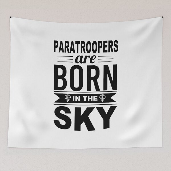 Item preview, Born in the Sky; Paratrooper; designed and sold by StickerApe.