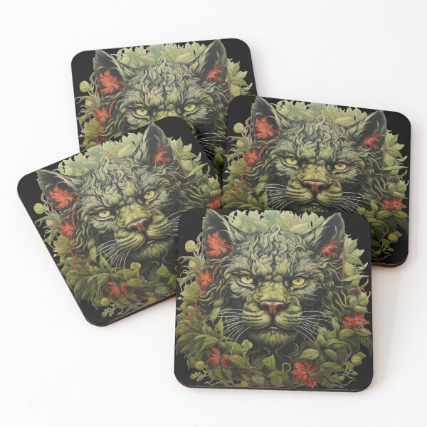 Item preview, Jungle Cat Spirit designed and sold by Galactic Psychedelia.