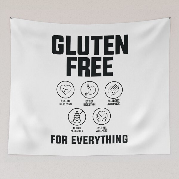 Item preview, "Gluten-free advantages" t shirt design Version B Bright Mode designed and sold by MyGluteesFree77.