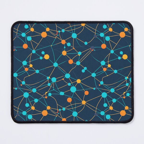 Item preview, Connection design, interconnected nodes pattern designed and sold by CoolPixels.