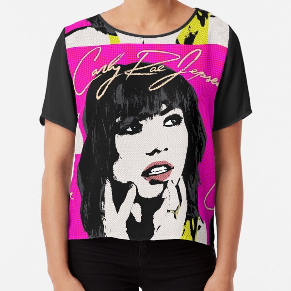 Carly Rae Jepsen Pop-Art Chiffon Top