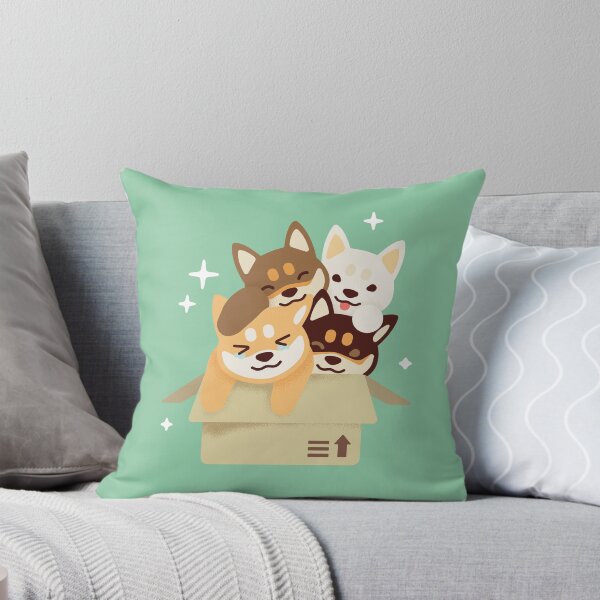 Item preview, Four cute Shiba Inu dogs in a crate designed and sold by MINIMOillu.