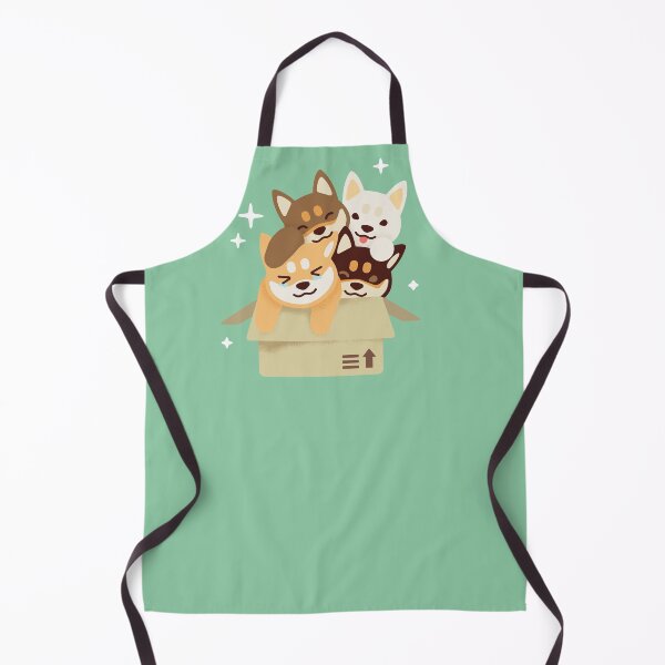 Item preview, Four cute Shiba Inu dogs in a crate designed and sold by MINIMOillu.