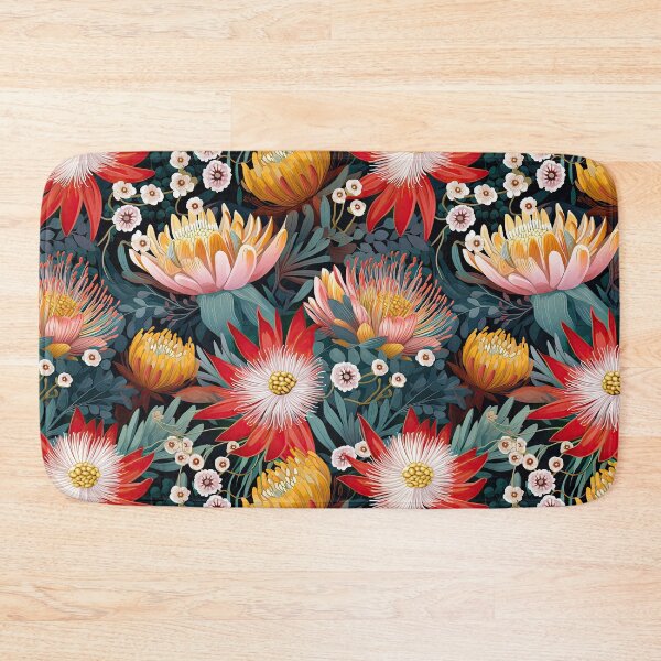 Item preview, Australian Native Botanical Pattern Abstract Australian Flowers designed and sold by Eden Digital Creative.