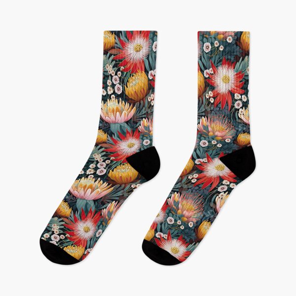 Item preview, Australian Native Botanical Pattern Abstract Australian Flowers designed and sold by Eden Digital Creative.
