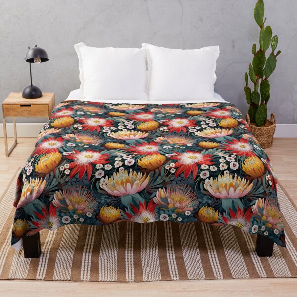 Item preview, Australian Native Botanical Pattern Abstract Australian Flowers designed and sold by Eden Digital Creative.