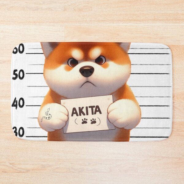 Item preview, Angry and sad dog Akita designed and sold by Vilemo.