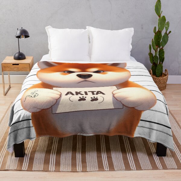Item preview, Angry and sad dog Akita designed and sold by Vilemo.