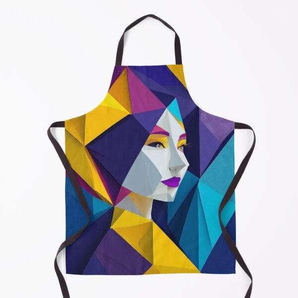 Item preview, Geometric Woman Portrait Illustration designed and sold by MakeInShop.