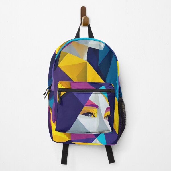Item preview, Geometric Woman Portrait Illustration designed and sold by MakeInShop.