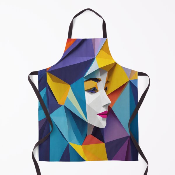 Item preview, Geometric Woman Portrait Illustration designed and sold by MakeInShop.