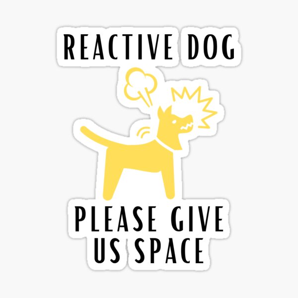 Item preview, Reactive Dog (black) designed and sold by Nutterdogs.